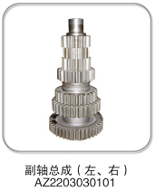 AZ2203030101,副軸總成(左、右),濟(jì)南納沛貿(mào)易有限公司