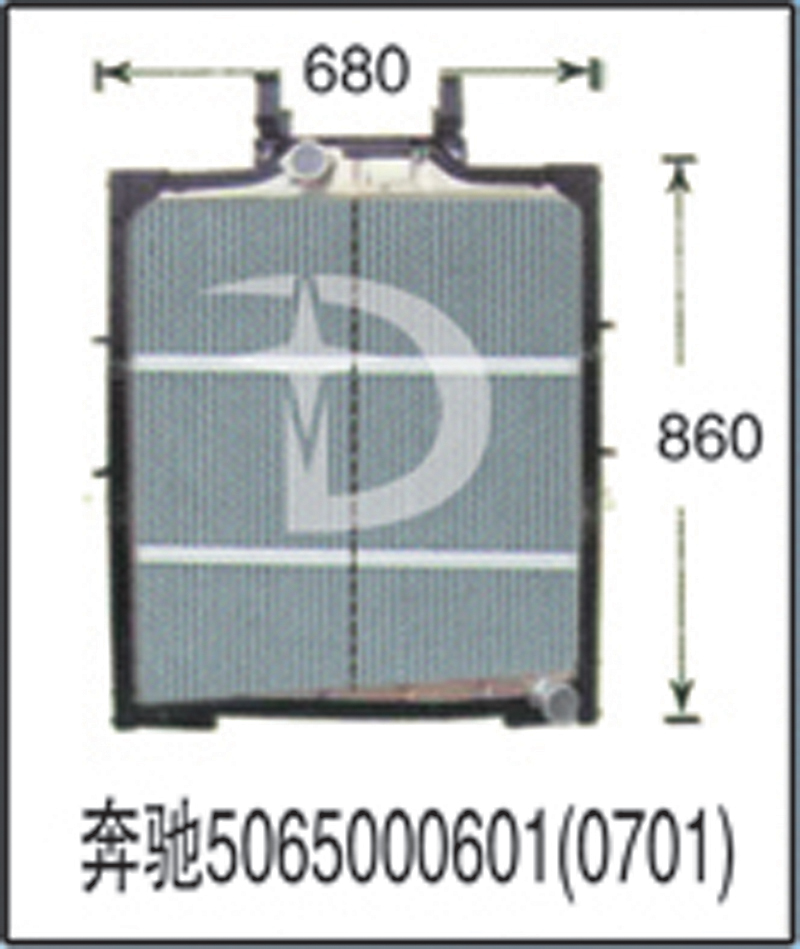 奔馳5065000601（0701）,散熱器,濟南鼎鑫汽車散熱器有限公司