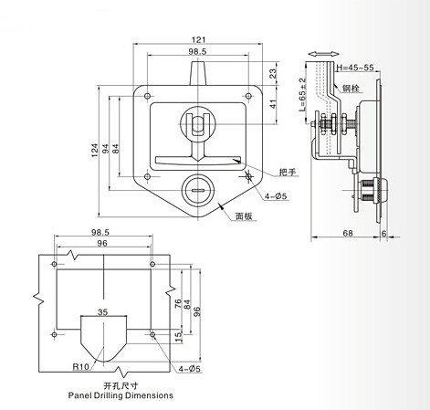 SY124-1S,汽車(chē)工具箱鎖,臺(tái)州市黃巖友航機(jī)械配件廠(chǎng)