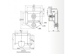 SY124-1S,汽車(chē)工具箱鎖,臺(tái)州市黃巖友航機(jī)械配件廠(chǎng)