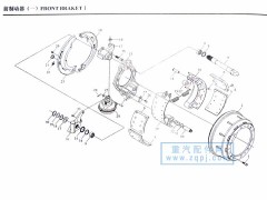 AZ9231342070,制動(dòng)蹄總成,濟(jì)南海瑞重型汽車(chē)經(jīng)銷(xiāo)中心