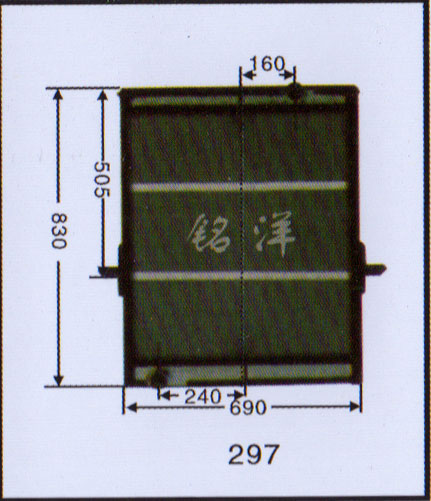 ,水箱 297,濟(jì)南銘洋汽車散熱器有限公司