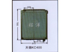 ,水箱 天錦KC400,濟(jì)南銘洋汽車散熱器有限公司