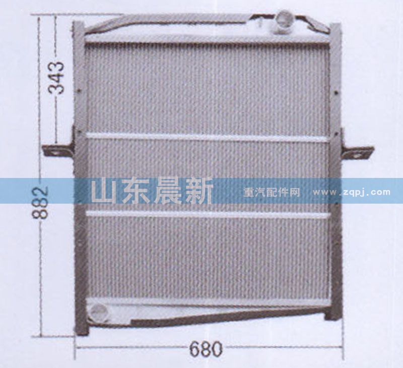 1301020B-Q228,散熱器水箱,濟南科宇汽車配件有限公司