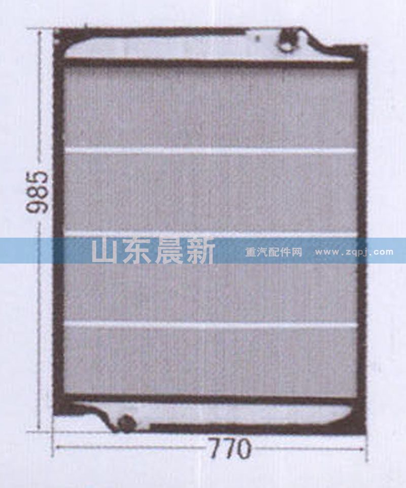 WG9725530231,散熱器水箱,濟南科宇汽車配件有限公司