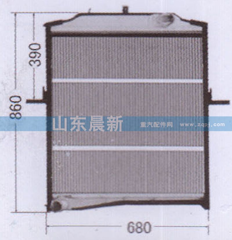 1322813106001,散熱器水箱,濟(jì)南科宇汽車配件有限公司