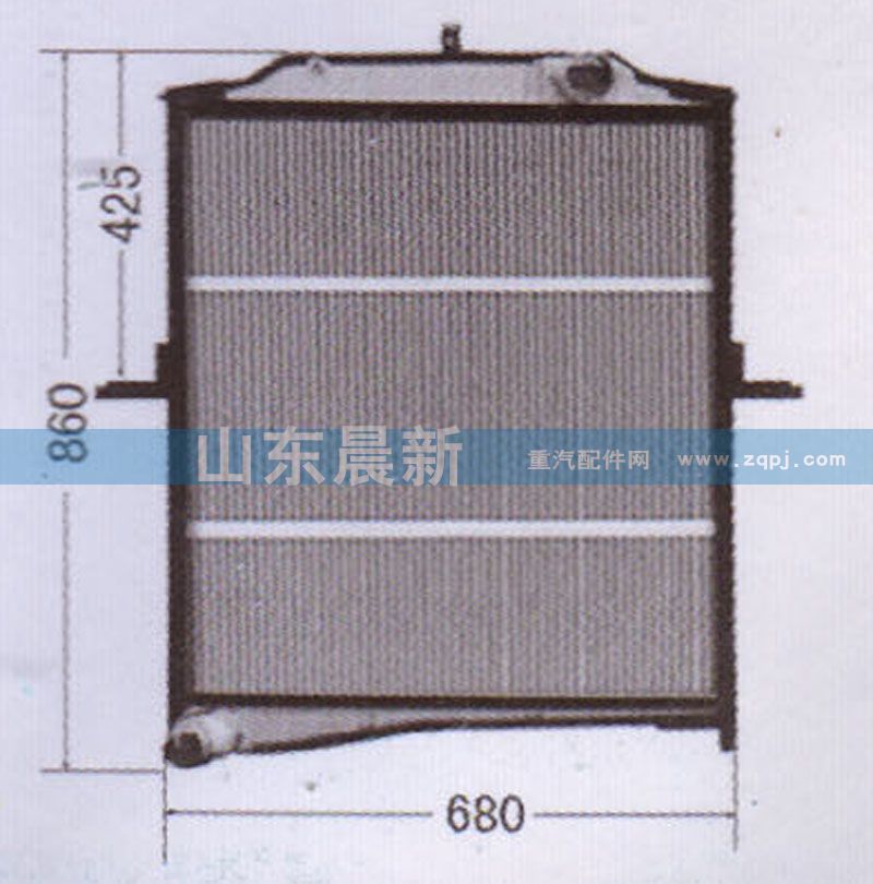 1325813186001 散熱器水箱 歐曼/1325813186001