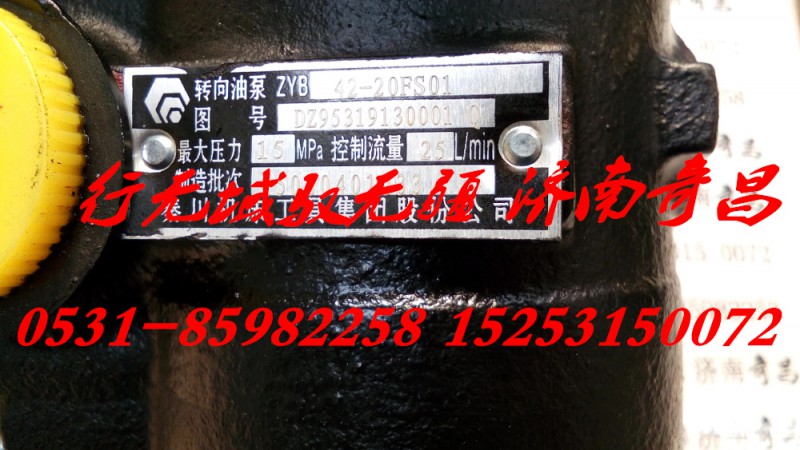 DZ95319130001,秦川轉(zhuǎn)向泵,濟(jì)南奇昌汽車配件有限公司