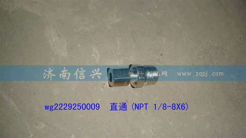 WG2229250009,直通(NPT 1、8-8X6),濟南信興汽車配件貿(mào)易有限公司