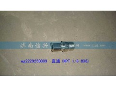 WG2229250009,直通(NPT 1、8-8X6),濟南信興汽車配件貿(mào)易有限公司