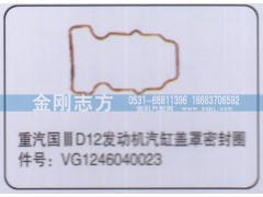 VG1246040023,重汽國三D12發(fā)動機(jī)氣缸蓋罩密封圈,濟(jì)南金剛志方商貿(mào)有限公司