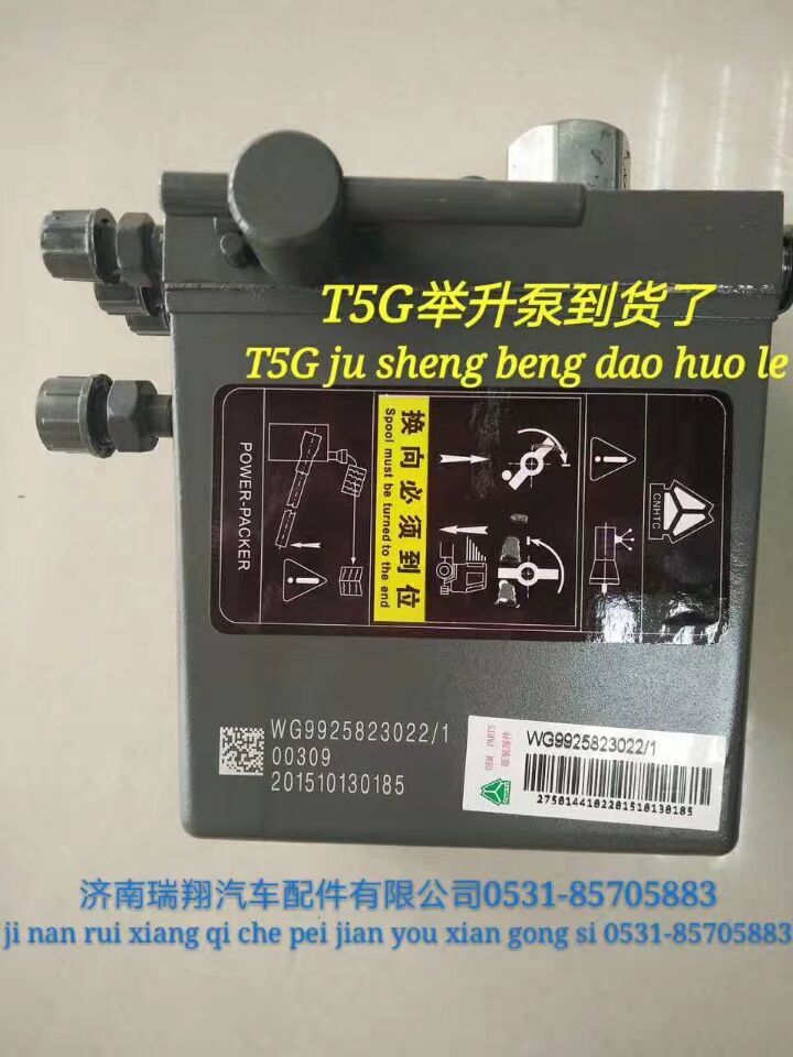 T5G電動(dòng)舉升油泵WG9925823022/WG9925823022