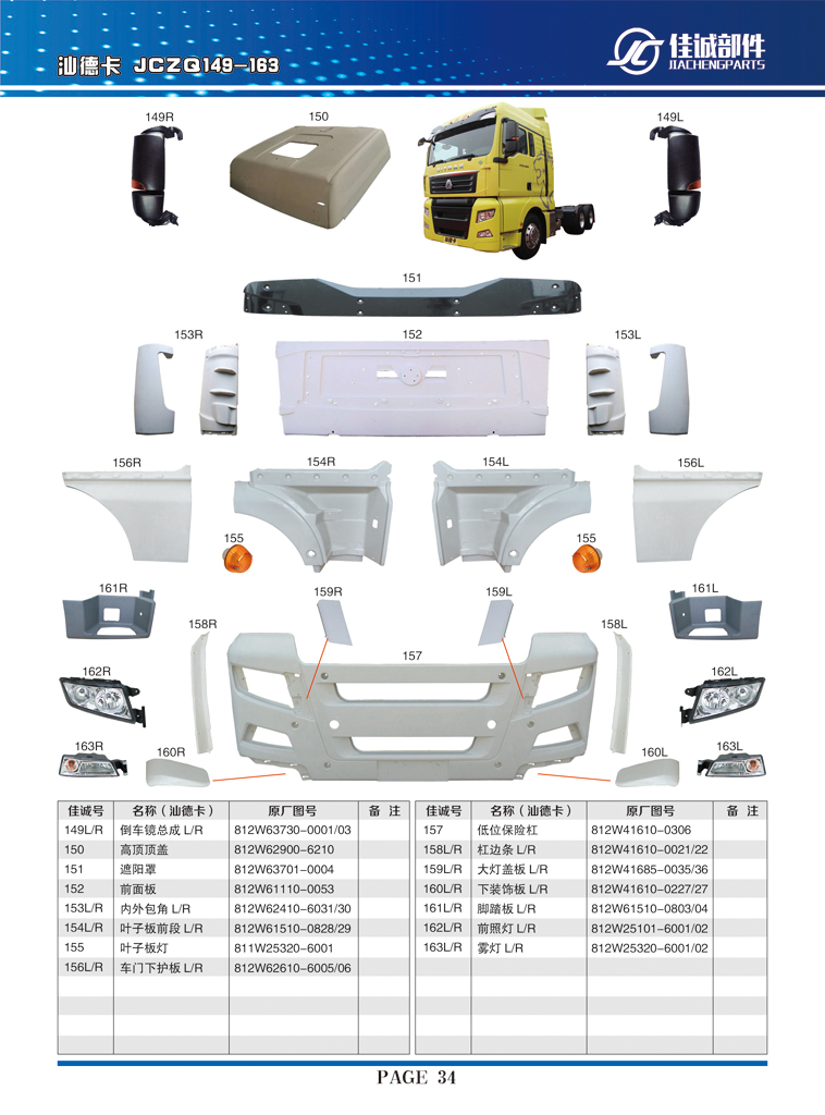 汕德卡倒車鏡總成812W63730-0001/03/812W63730-0001，812W63730-0003