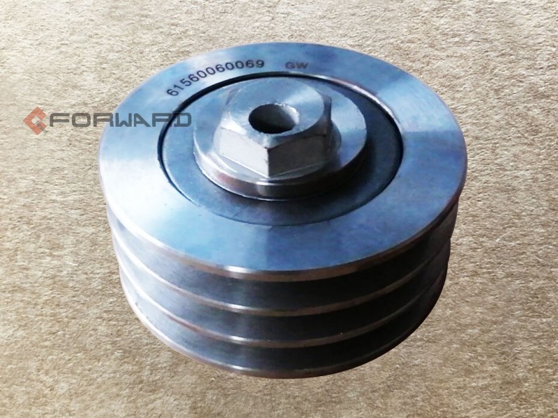 61560060069,WD615皮帶漲緊輪Belt tensioning wheel WD615,濟(jì)南向前汽車配件有限公司