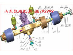 Q1811235TF2,過(guò)橋箱蓋緊固螺栓,山東凱路汽車(chē)零部件制造有限公司