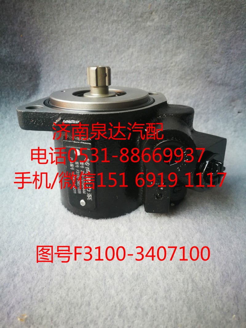 F3100-3407100B,轉(zhuǎn)向助力泵,濟(jì)南泉達(dá)汽配有限公司