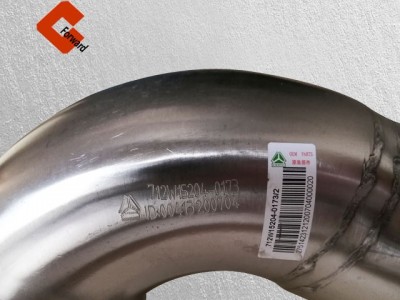 712W15204-0173,C7H exhaust pipe with urea nozzle seat,濟南向前汽車配件有限公司