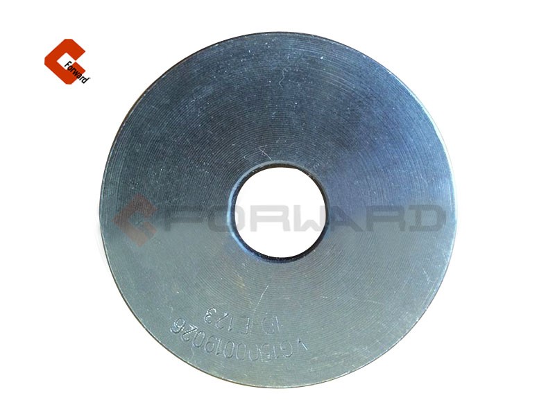 VG1500019026,Fastening plate for output flange (after taking force),濟(jì)南向前汽車配件有限公司