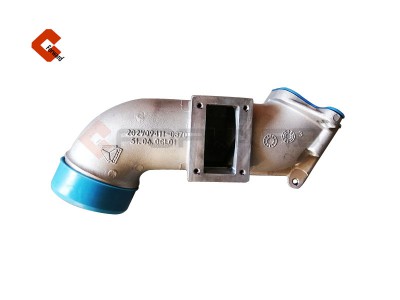 202V09411-0870,Rear air inlet pipe for intercooling,濟(jì)南向前汽車配件有限公司