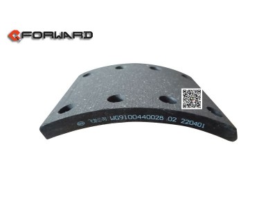 WG9100440028,brake pads,濟(jì)南向前汽車(chē)配件有限公司