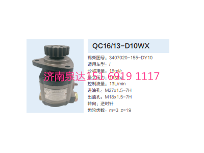 QC16/13-D10WX,動(dòng)力轉(zhuǎn)向齒輪泵,濟(jì)南泉達(dá)汽配有限公司