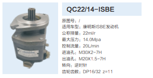 QC22/14-ISBE,齒輪泵,濟南泉達汽配有限公司