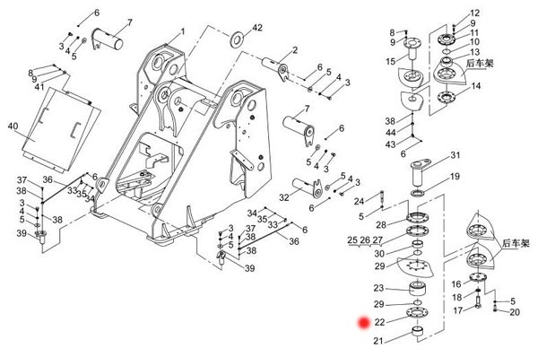 252900353,Lower bearing cap,濟(jì)南向前汽車(chē)配件有限公司