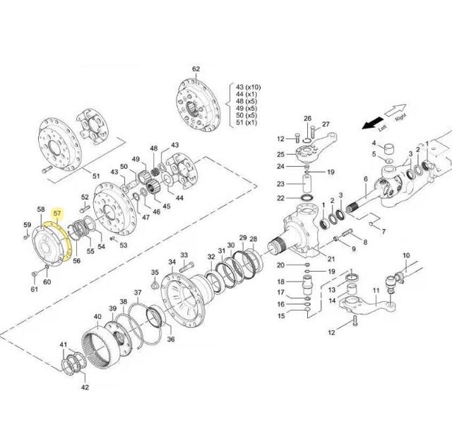 81.96601.0528,Sealing gasket,濟(jì)南向前汽車配件有限公司