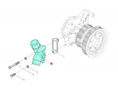 61560060022A,water pipe connection,濟南向前汽車配件有限公司