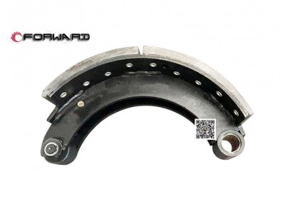 DZ95009440004,Front brake shoe assembly,濟(jì)南向前汽車配件有限公司