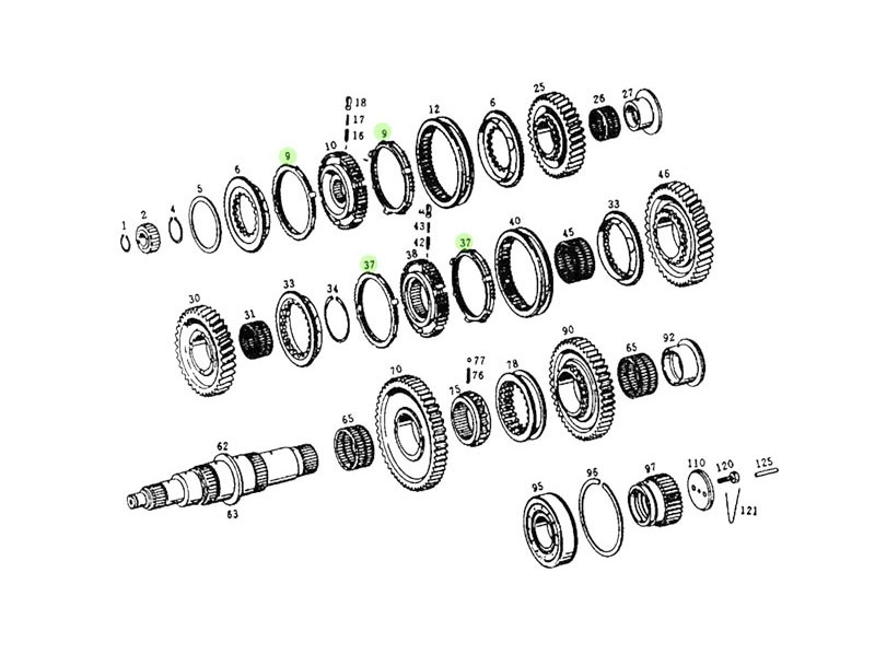 1272304076 3/4檔同步環(huán)環(huán)/1272 304 076 3/4檔同步環(huán)環(huán)