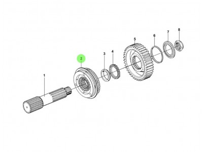 A-C09005 副箱同步器,Sub box synchronizer,濟(jì)南向前汽車配件有限公司