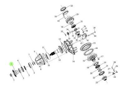 DZ9112320631,Flange assembly Φ180 face teeth,濟南向前汽車配件有限公司