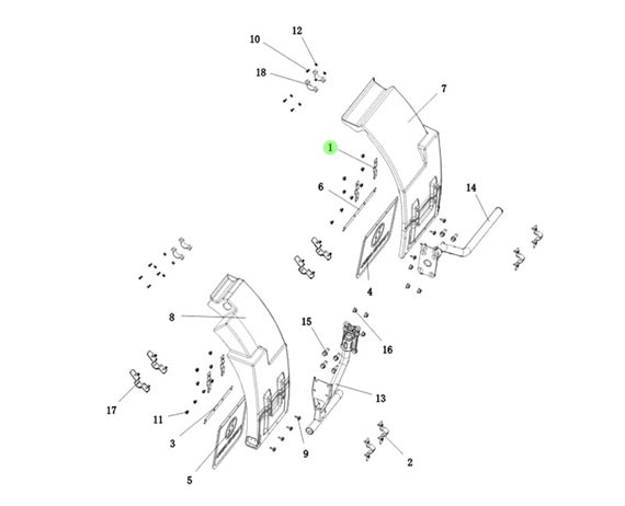 81.61243.0091    翼子板搭接板,Fender lap plate,濟(jì)南向前汽車配件有限公司