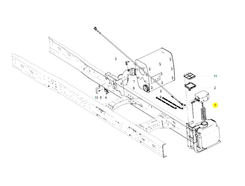 WG1034130181 尿素泵總成（加熱）,Urea pump Assembly (Heating),濟(jì)南向前汽車配件有限公司