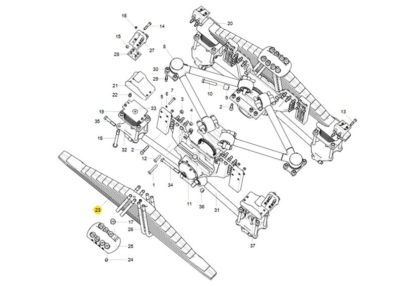 WG9725520289+001 后鋼板彈簧第一片,Rear leaf spring piece 1,濟(jì)南向前汽車(chē)配件有限公司