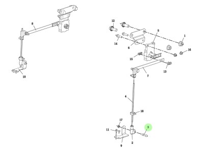 81.91020.0742 高度閥組件銷釘,Height valve assembly pin,濟(jì)南向前汽車配件有限公司