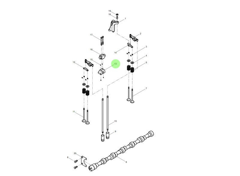 612630050013 搖臂支架,Rocker arm support,濟(jì)南向前汽車配件有限公司