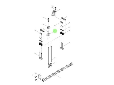 612630050013 搖臂支架,Rocker arm support,濟(jì)南向前汽車配件有限公司