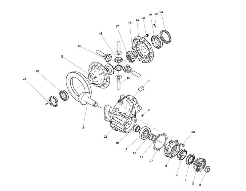 710-35199-6618  被動(dòng)-主動(dòng)錐齒輪副,Bevel gear pair,濟(jì)南向前汽車(chē)配件有限公司