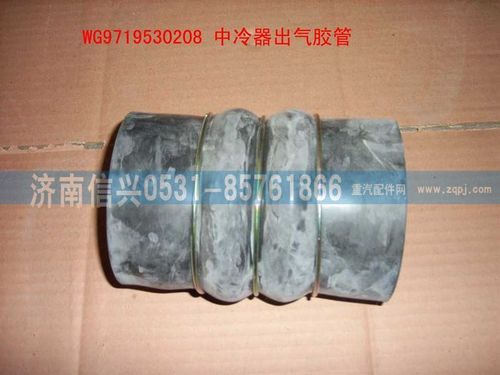 WG9719530208,中冷器出氣膠管（三元乙丙橡膠）,濟(jì)南信興汽車配件貿(mào)易有限公司