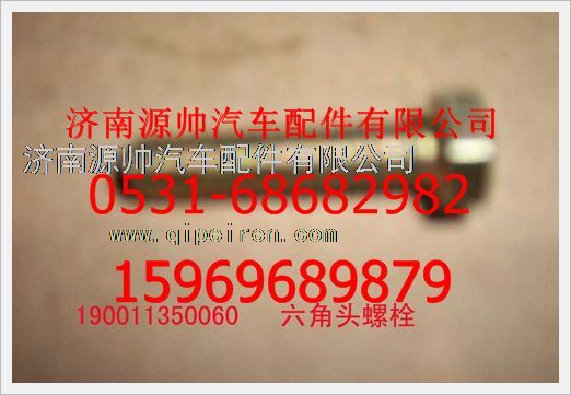 190011350060,重汽豪沃六角頭螺栓190011350060,濟(jì)南源帥汽車配件有限公司