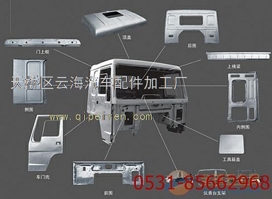 重汽豪沃鈑金件,重汽豪沃全車鈑金件,濟(jì)南利泉汽車配件銷售中心