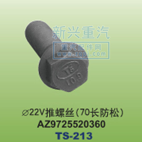 AZ9725520360,￠22V推螺絲70長防松,晉江新興螺絲有限公司